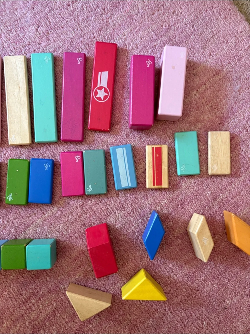 31 Piece Tegu wooden magnetic blocks